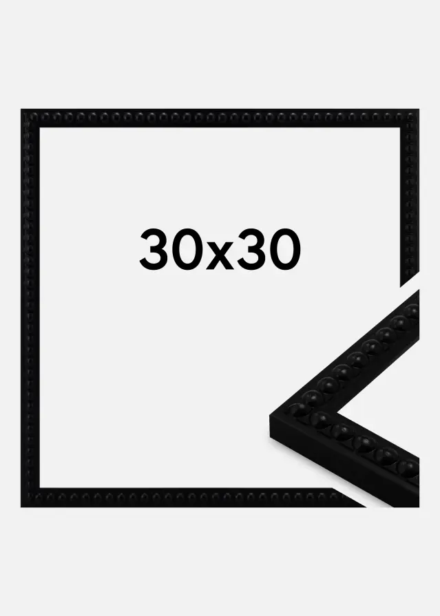 Rama Perla Szkło akrylowe Czarny 30x30 cm