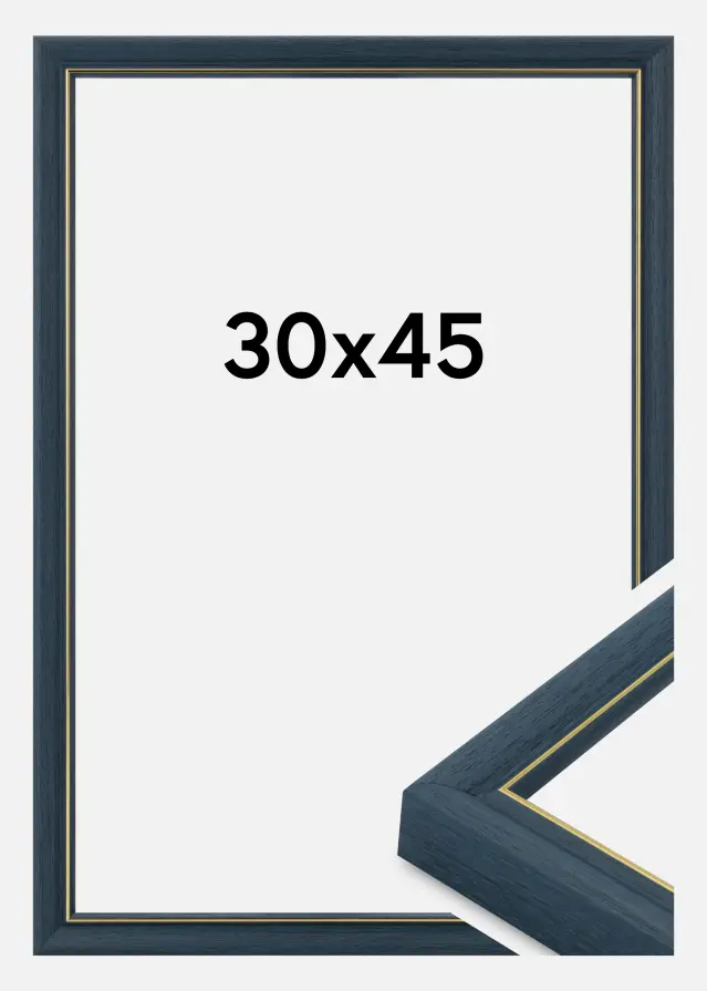 Rama Canterbury Szkło akrylowe Niebieska 30x45 cm