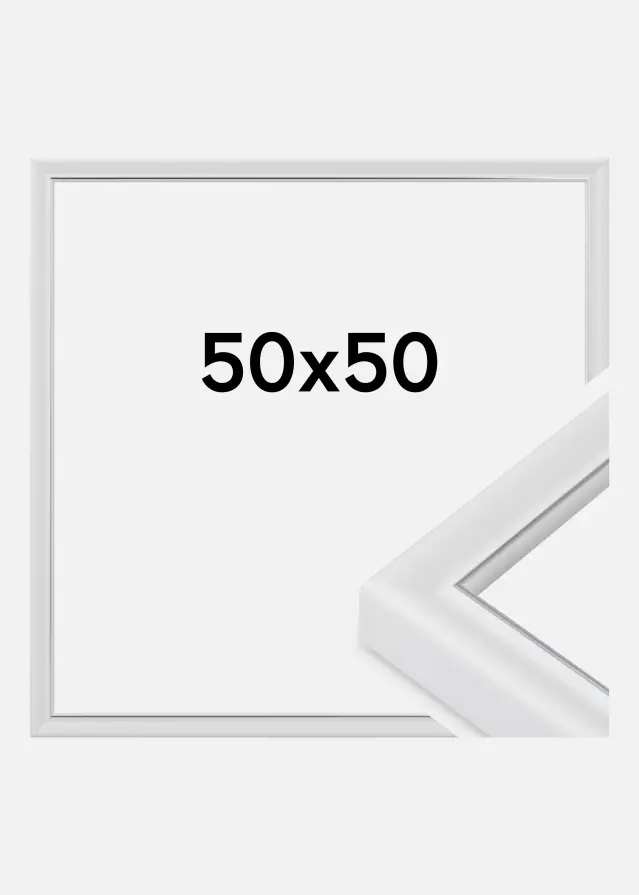 Rama Canterbury Szkło akrylowe Biały 50x50 cm
