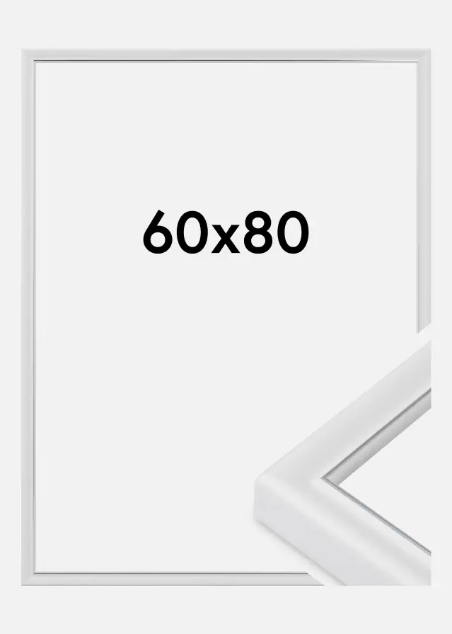 Rama Canterbury Szkło akrylowe Biały 60x80 cm