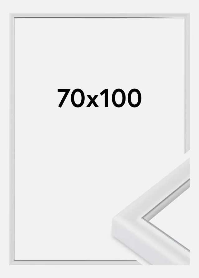 Rama Canterbury Szkło akrylowe Biały 70x100 cm