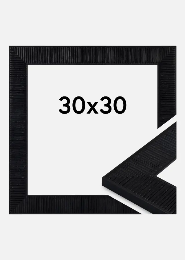 Rama Lund Szkło akrylowe Czarny 30x30 cm