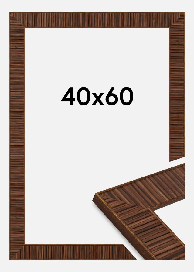 Rama Agust Szkło akrylowe Rosewood 40x60 cm