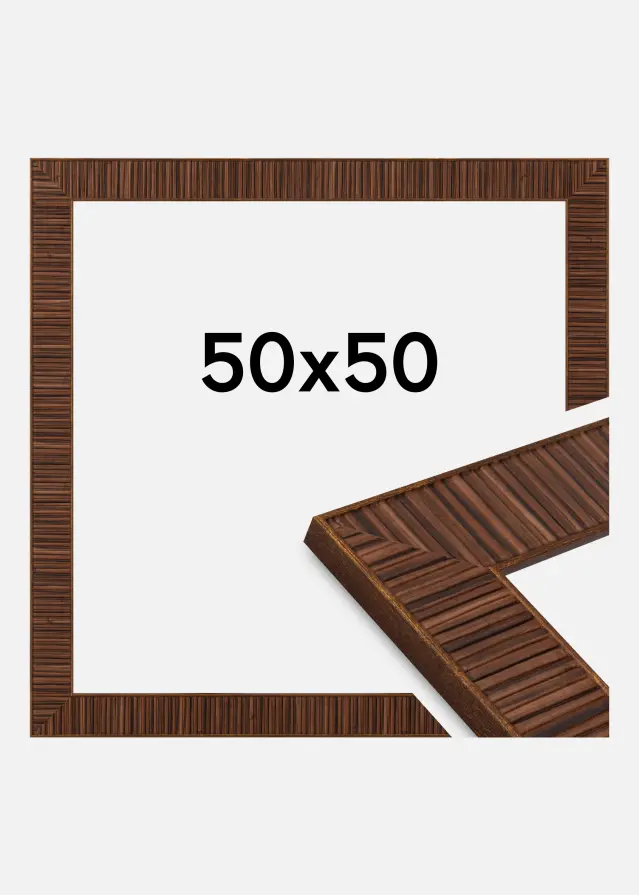 Rama Agust Szkło akrylowe Rosewood 50x50 cm