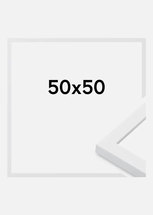 Rama Oban Szkło akrylowe Biały 50x50 cm