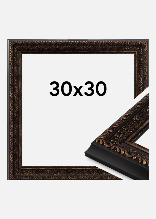 Rama Imperial Szkło akrylowe Złoto 30x30 cm