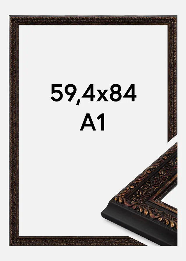 Rama Imperial Szkło akrylowe Złoto 59,4x84 cm (A1)
