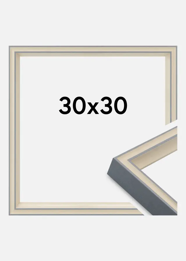 Rama Riga Szkło akrylowe Szara 30x30 cm