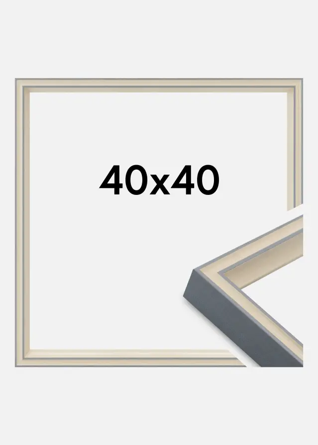 Rama Riga Szkło akrylowe Szara 40x40 cm