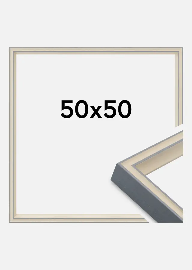 Rama Riga Szkło akrylowe Szara 50x50 cm