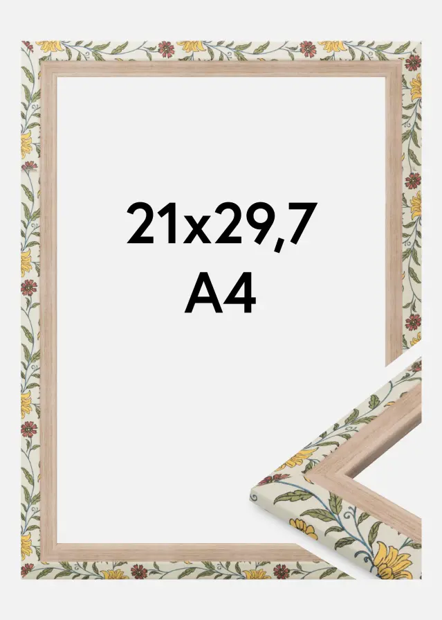 Rama Arco Szkło akrylowe Kwiatowy Dąb 21x29,7 cm (A4)