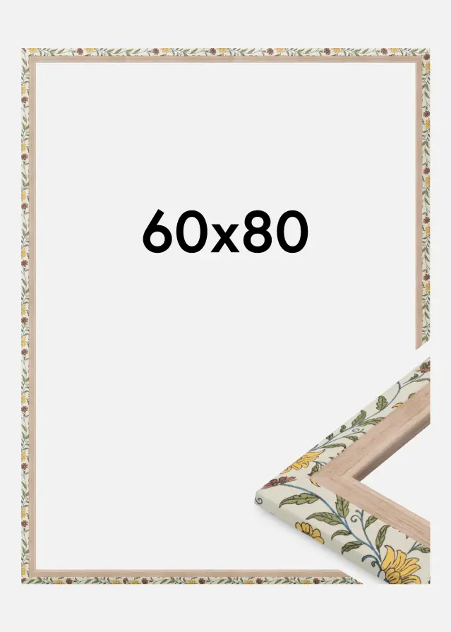 Rama Arco Szkło akrylowe Kwiatowy Dąb 60x80 cm