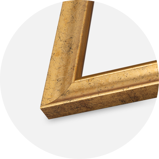 Rama Conca Szkło akrylowe Złoto 59,4x84 cm (A1)