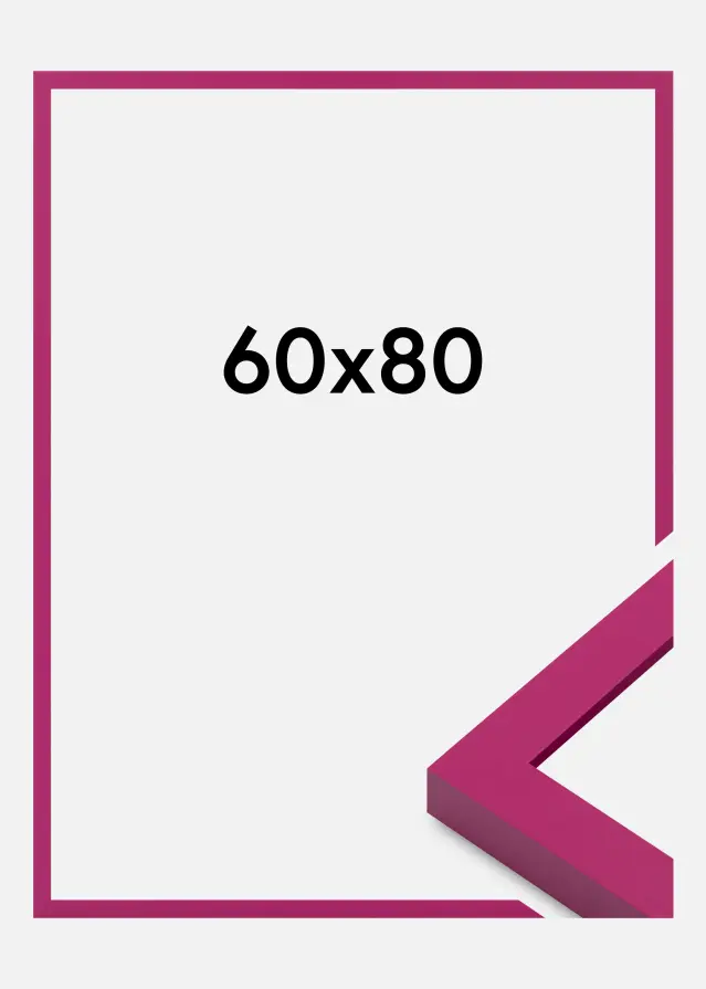 Rama Selection Szkło akrylowe Bubblegum Pink 60x80 cm