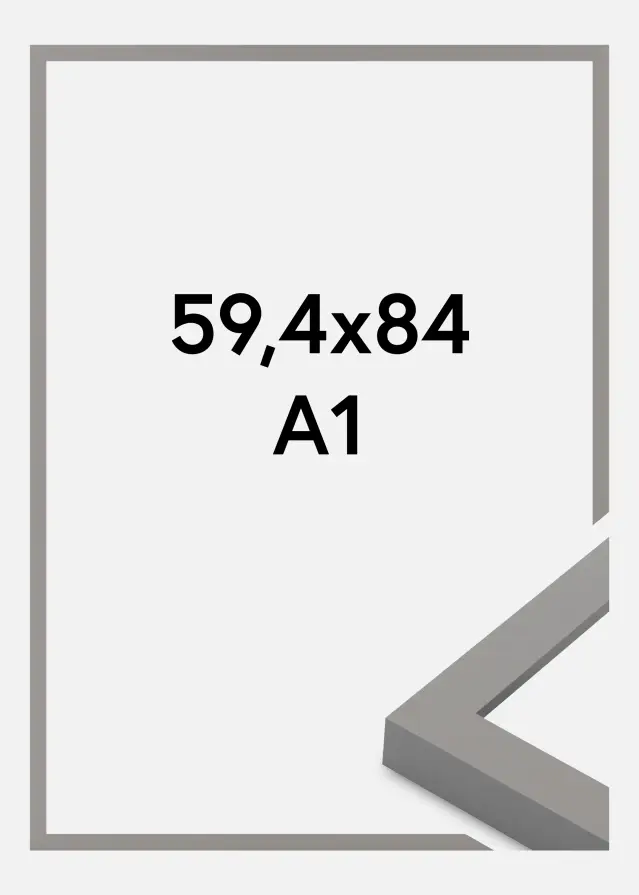 Rama Selection Szkło akrylowe Grey 59.4x84 cm (A1)