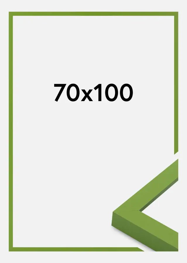 Rama Selection Szkło akrylowe Lime Green 70x100 cm