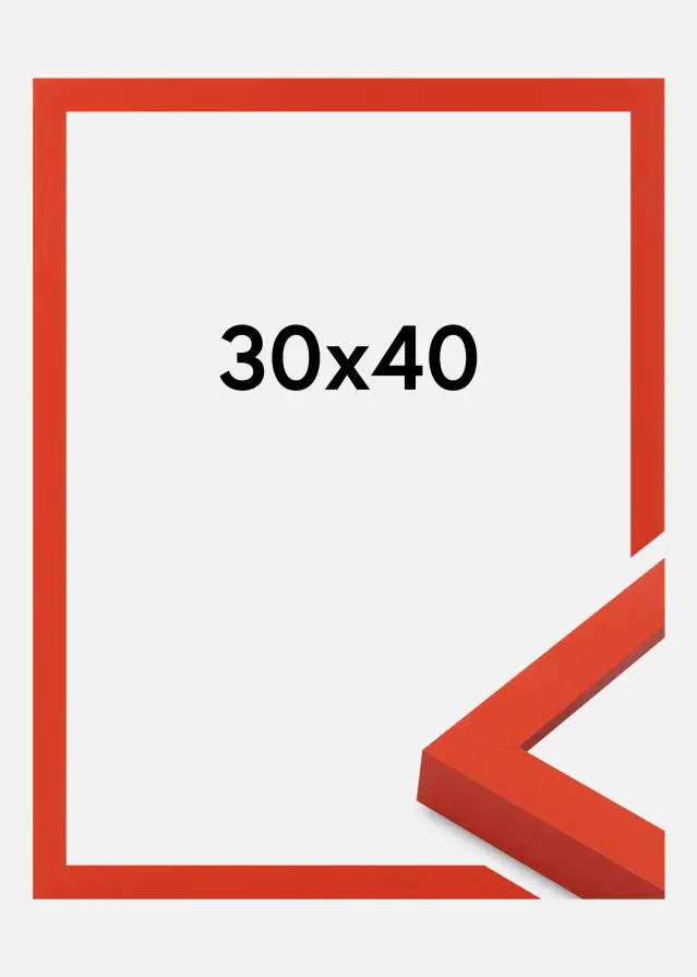 Rama Selection Szkło akrylowe Red 30x40 cm