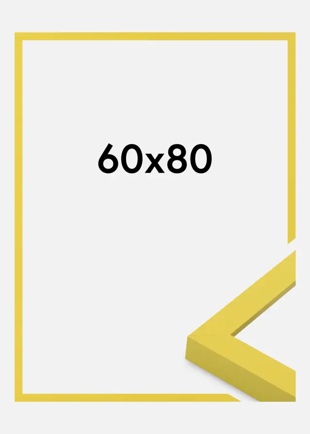 Rama Selection Szkło akrylowe Yellow 60x80 cm