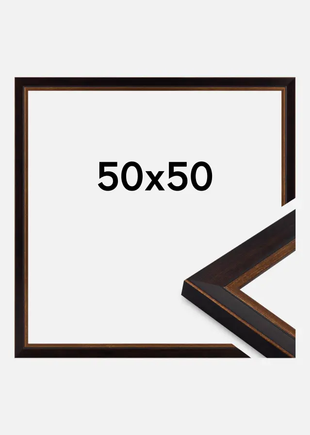 Rama Artur Szkło akrylowe Czarny 50x50 cm