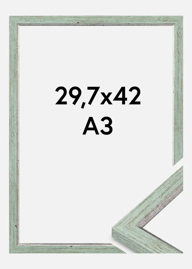 Rama Whitby Szkło akrylowe Zielona 29,7x42 cm (A3)