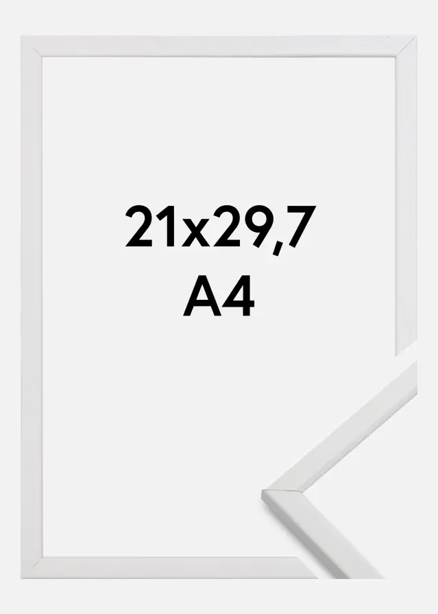 Rama Galant Szkło akrylowe Biały 21x29,7 cm (A4)