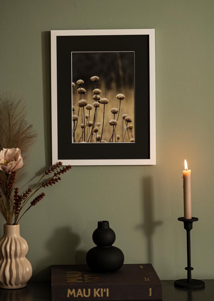 Rama Selection Biały 70x100 cm - Passe-patrout Czarny 62x93 cm