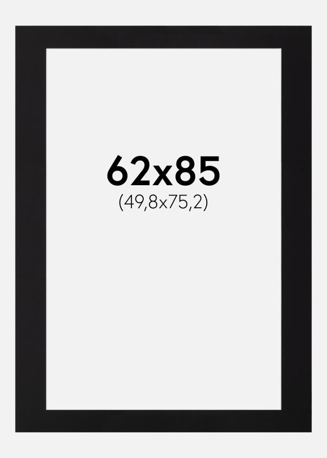 Passe-patrout Canson Czarny Biały środek 62x85 cm (49,8x75,2)