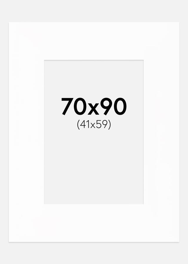 Passe-patrout Canson Biały Biały środek 70x90 cm (41x69)