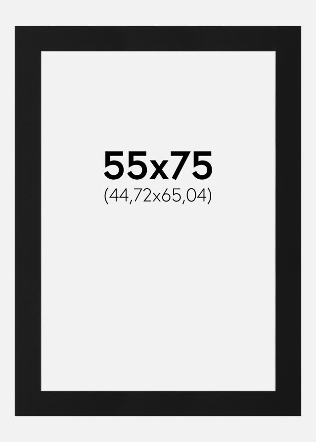 Passe-patrout Czarny Standard (Biały Rdzeń) 55x75 cm (44,72x65,04)