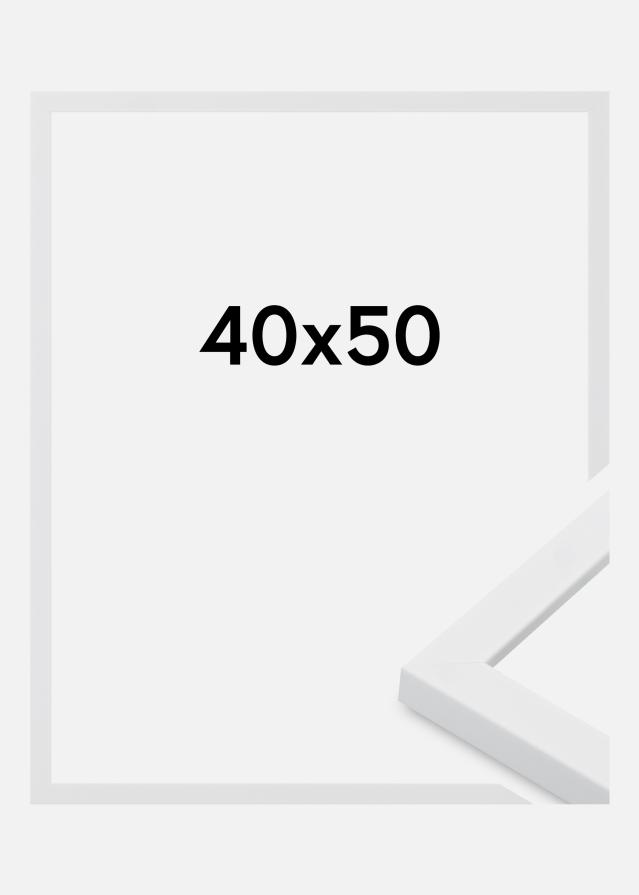 Rama Oban Szkło akrylowe Biały 40x50 cm