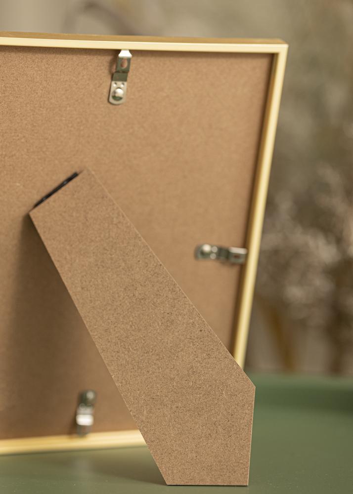 Rama New Lifestyle Shiny Gold 30x40 cm - Passe-patrout Biały 21x29,7 cm (A4)