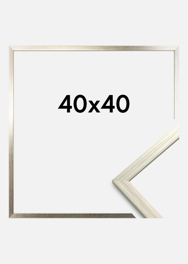 Rama Edsbyn Srebrny 40x40 cm