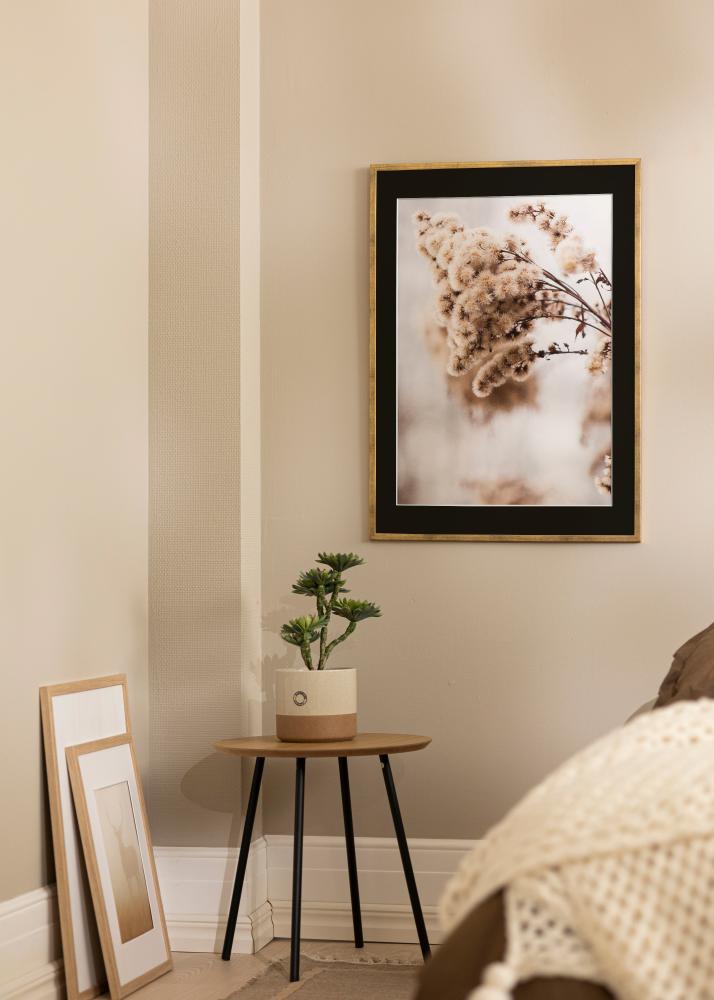 Rama Galant Złoty 40x50 cm - Passe-patrout Czarny 12x16 inches