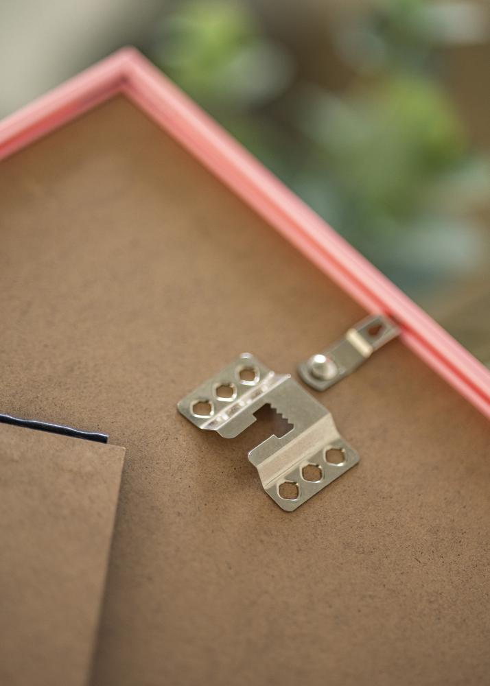 Ramka New Lifestyle Różowa 30x40 cm - Passe-partout Biała 20x30 cm