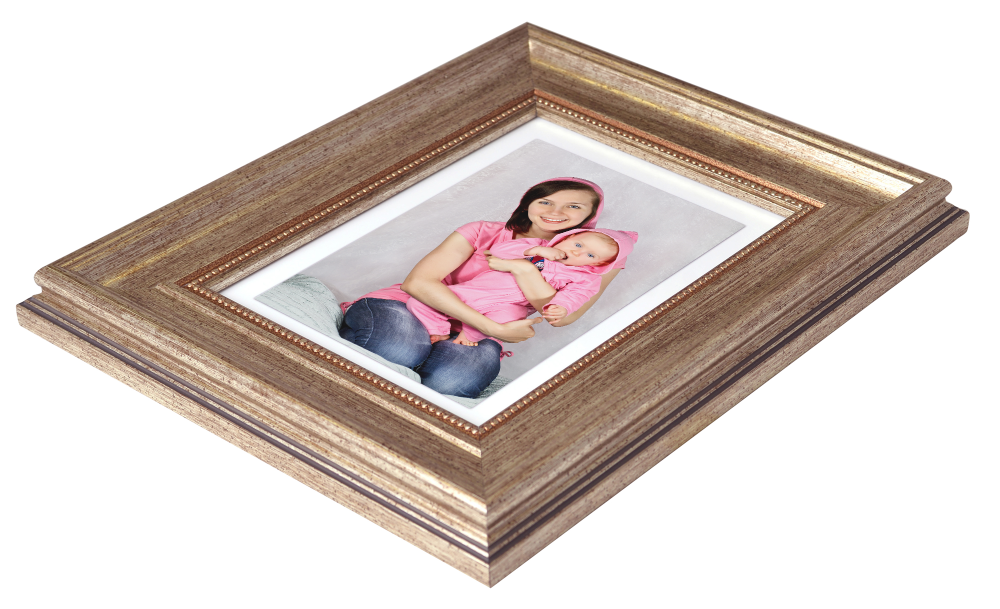 Rama Rokoko Srebrny 15x20 cm