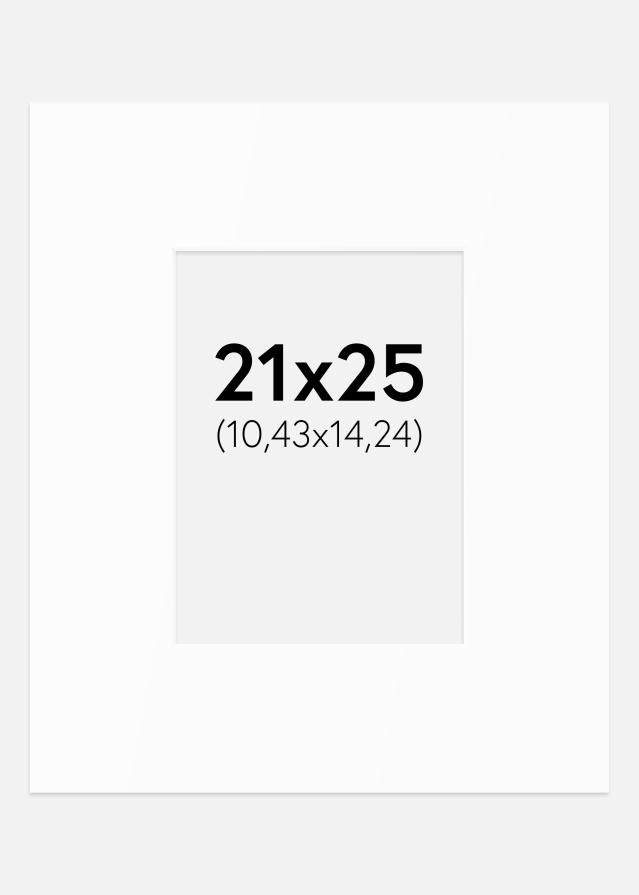 Passe-patrout Biały Standard (Białe Rdzeń) 21x25 cm (10,43x14,24)