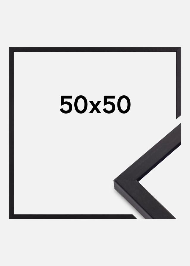 Rama Torrance Matowy Szkło antyrefleksyjne Czarny 50x50 cm
