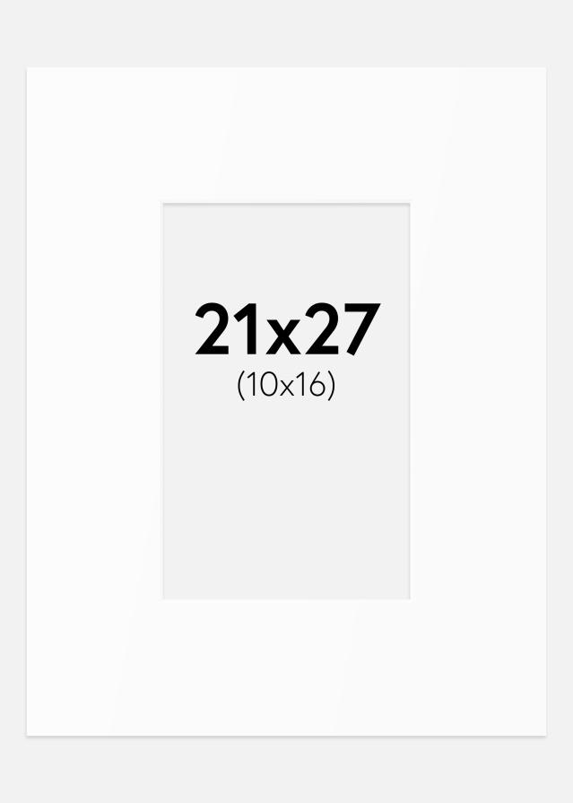 Passe-patrout Biały Standard (Białe Rdzeń) 21x27 cm (10x16)