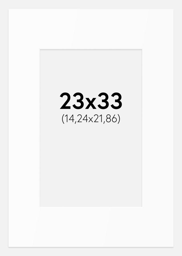 Passe-patrout Biały Standard (Białe Rdzeń) 23x33 cm (14,24x21,86)