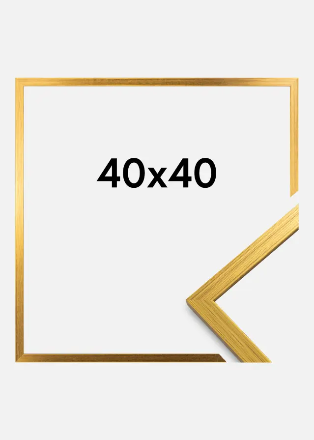 Rama Edsbyn Szkło akrylowe Złoty 40x40 cm
