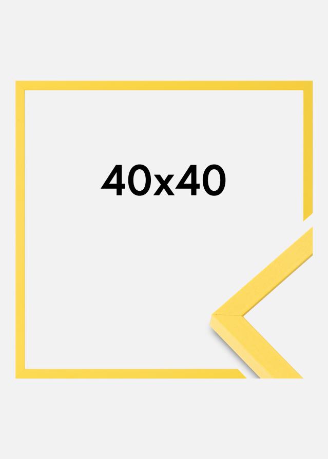 Colorful Szkło akrylowe Żółty 40x40 cm