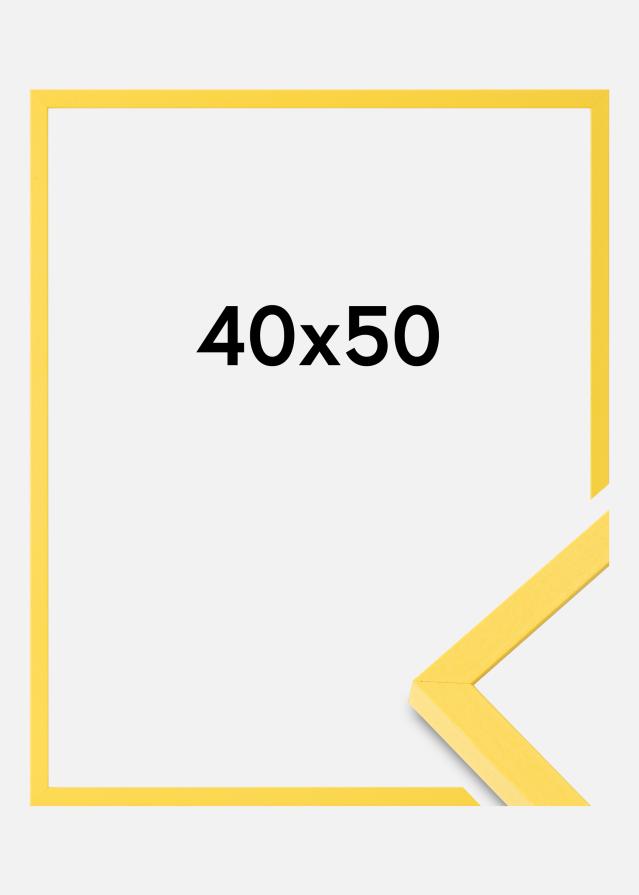 Colorful Szkło akrylowe Żółty 40x50 cm
