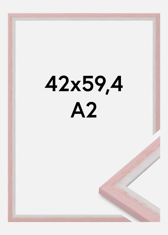 Rama Cornwall Szkło akrylowe Różowa 42x59,4 cm (A2)