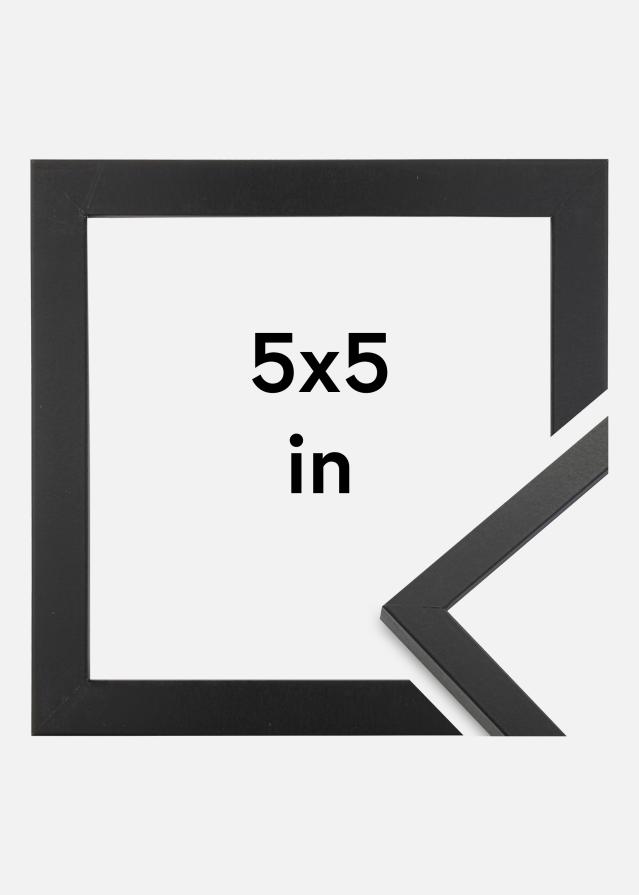 Rama Trendy Szkło akrylowe Czarny 5x5 inches (12,7x12,7 cm)