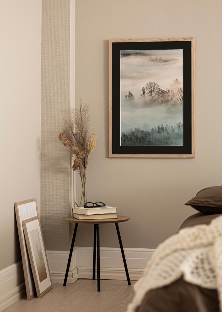 Rama Oak Wood 18x24 cm - Passe-patrout Czarny 13x17 cm