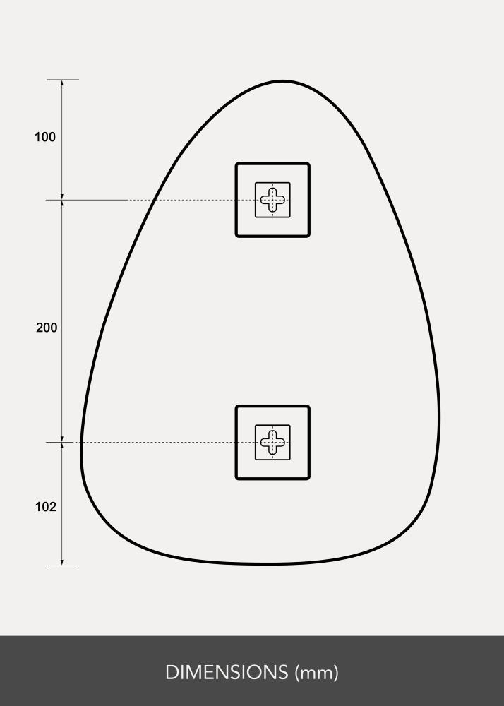 KAILA Lustro Shape I 30x40 cm