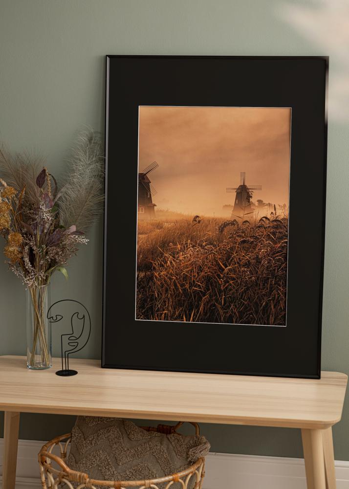 Rama Desire Czarny 60x80 cm - Passe-patrout Czarny 50x65 cm