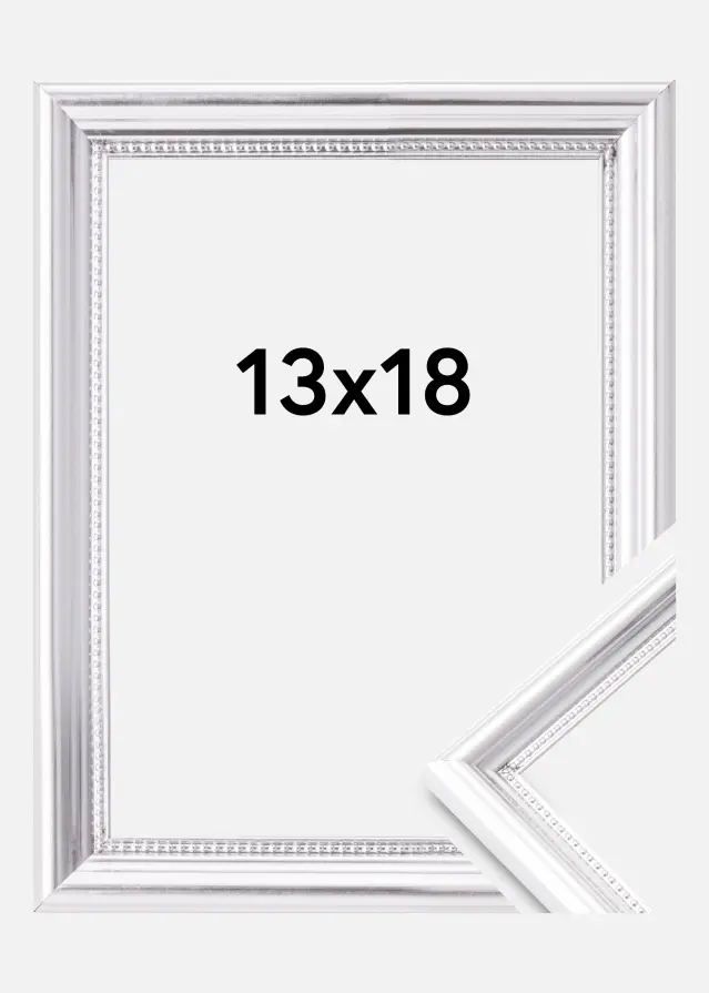 Rama Gala Szkło akrylowe Srebrny 13x18 cm