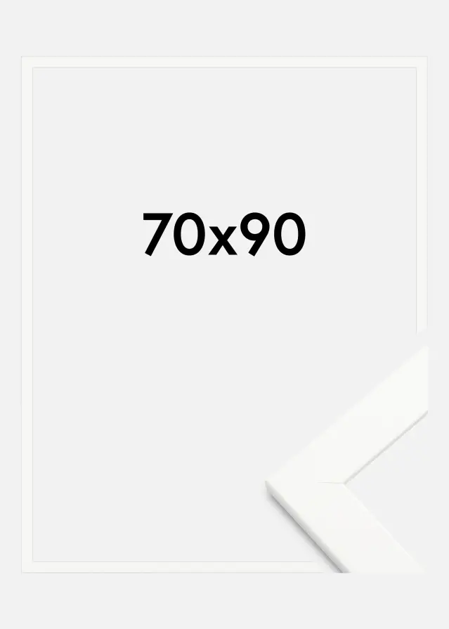 Rama Trendline Szkło akrylowe Biały 70x90 cm