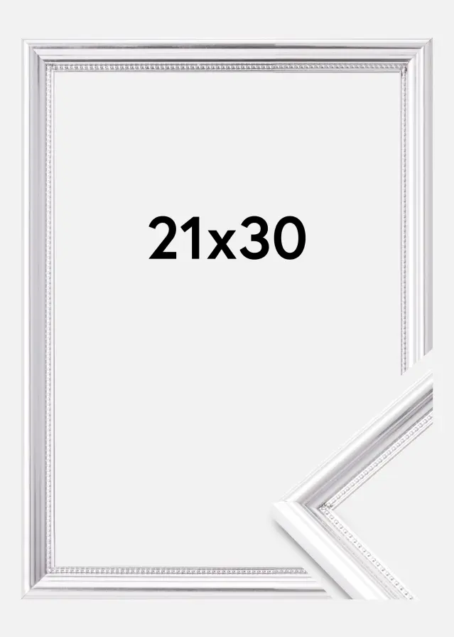 Rama Gala Szkło akrylowe Srebrny 21x30 cm